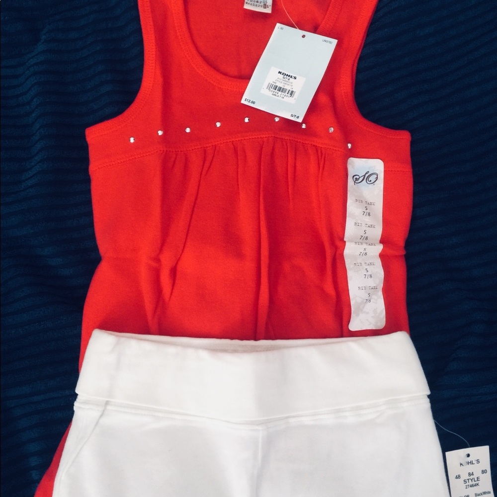 Kohl’s Girls Tank & Shorts